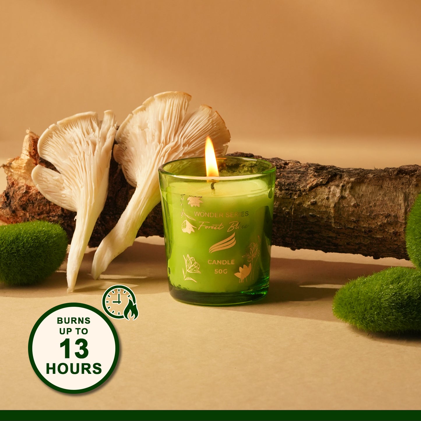 2 - Pack Wonder Series Shot Glass Candle - Forest Bliss and lemon sorbet