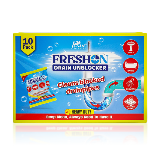 Drain Unblocker for Kitchen & Bathroom Drains – Pack of 10
