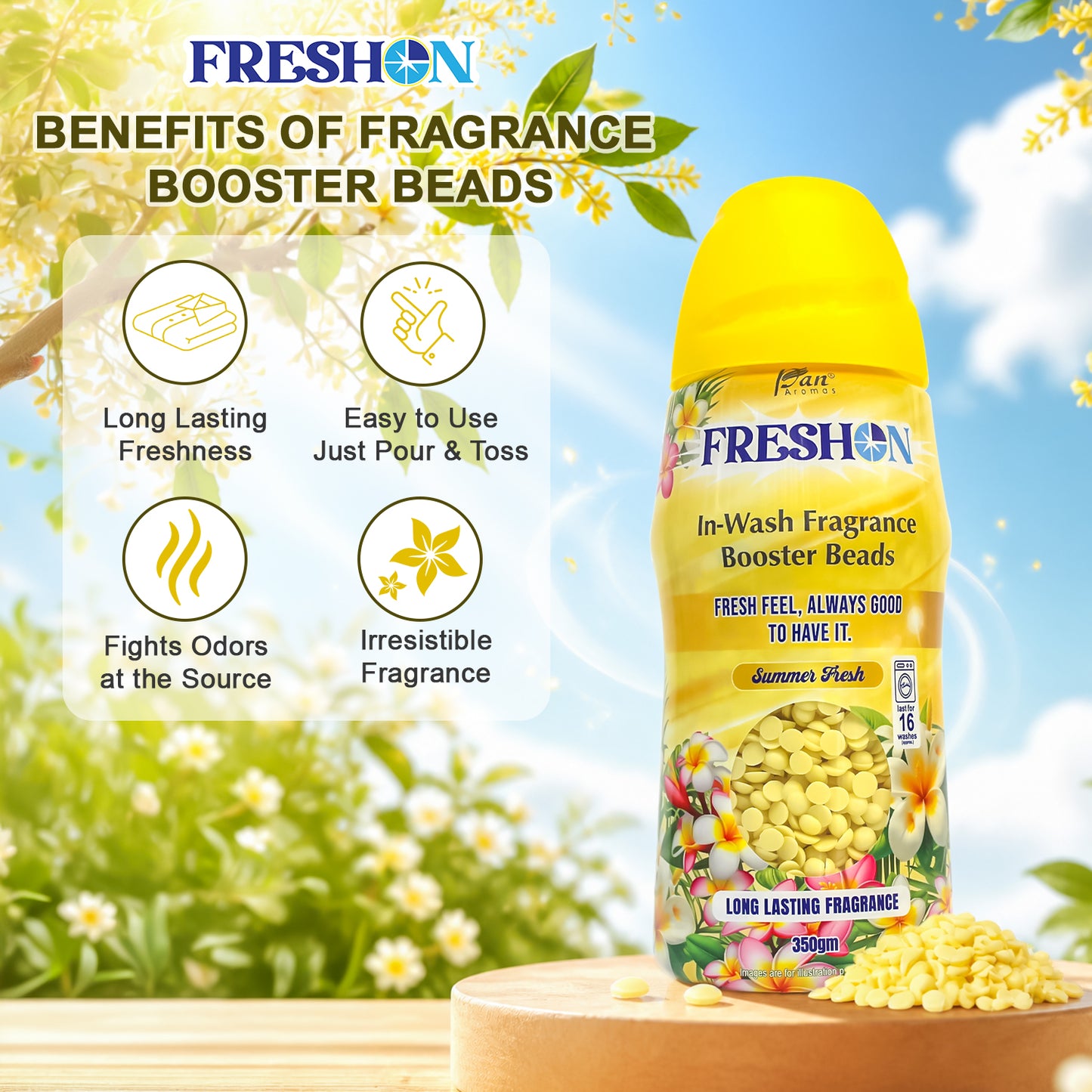 Summer Fresh In-Wash Fragrance Booster Beads – 350g