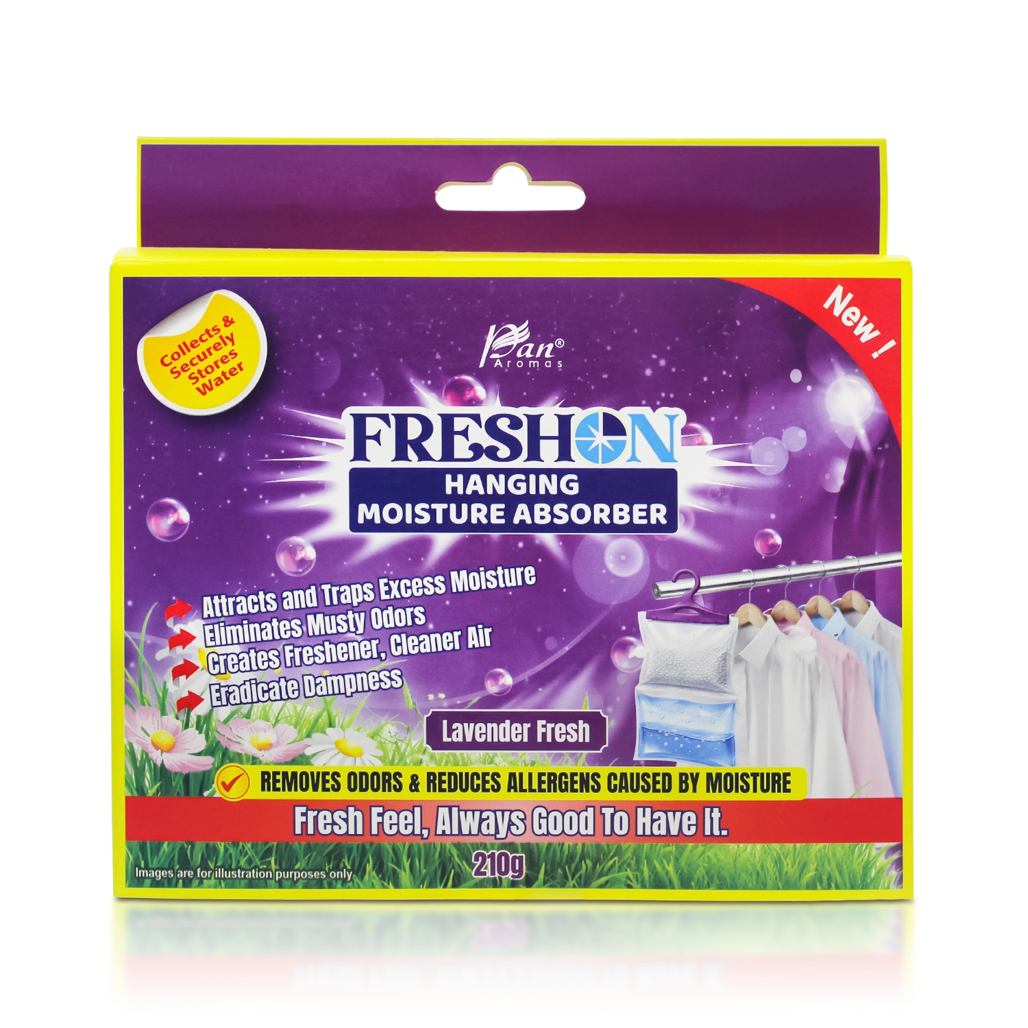 Lavender Fresh Hanging Moisture Absorber 210g
