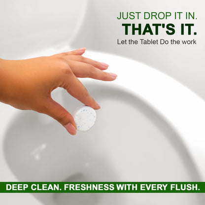 Power Fizz Toilet Cleaner Tablets – Fresh Lime (Pack of 10)