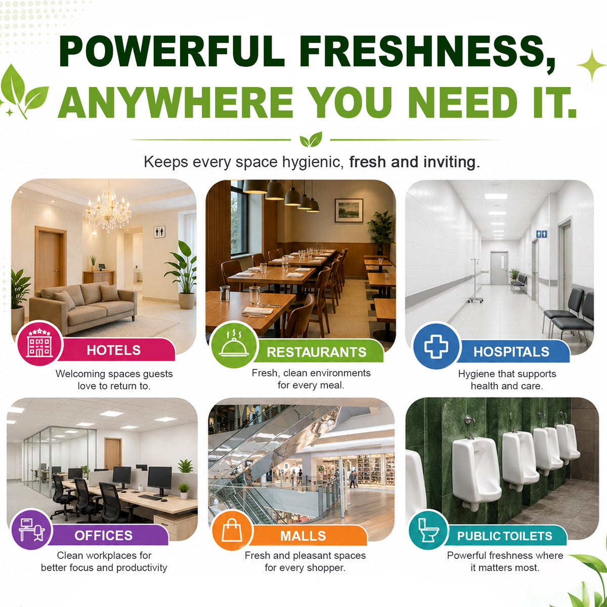 Power Fizz Toilet Cleaner Tablets – Fresh Lime (Pack of 10)