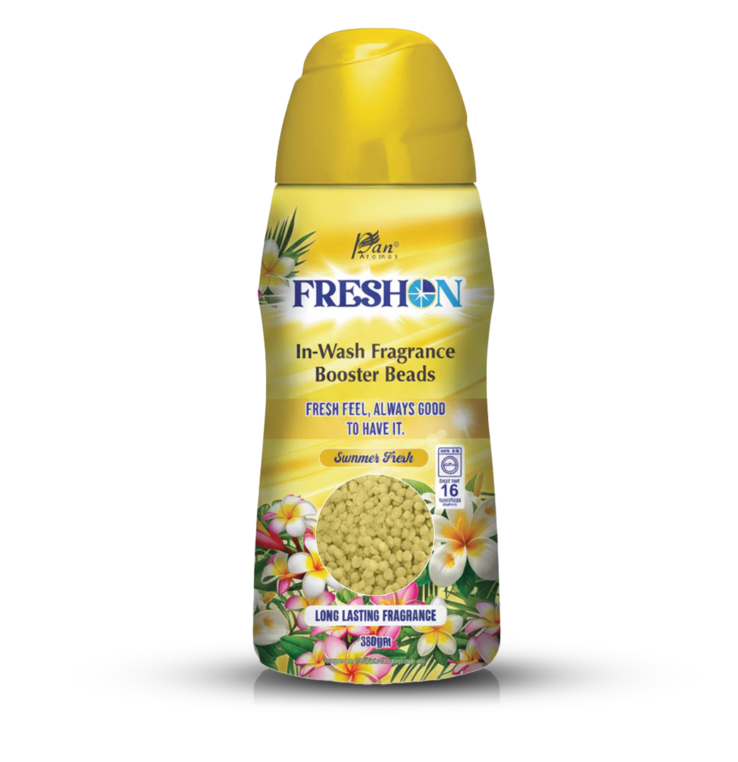 FRESHON  by Pan Aromas (Summer Fresh) In-Wash Fragrance Booster Beads 350g | Long-Lasting Laundry Freshener | Works with All Washing Machines | Gentle on Fabrics | Lasts Up to 16 Washes