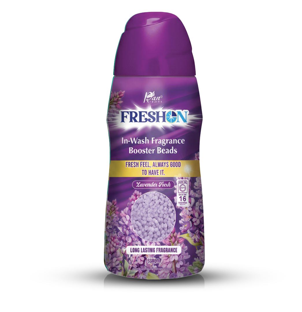 FRESHON  by Pan Aromas (Lavender Fresh) In-Wash Fragrance Booster Beads 350g | Long-Lasting Laundry Freshener | Works with All Washing Machines | Gentle on Fabrics | Lasts Up to 16 Washes