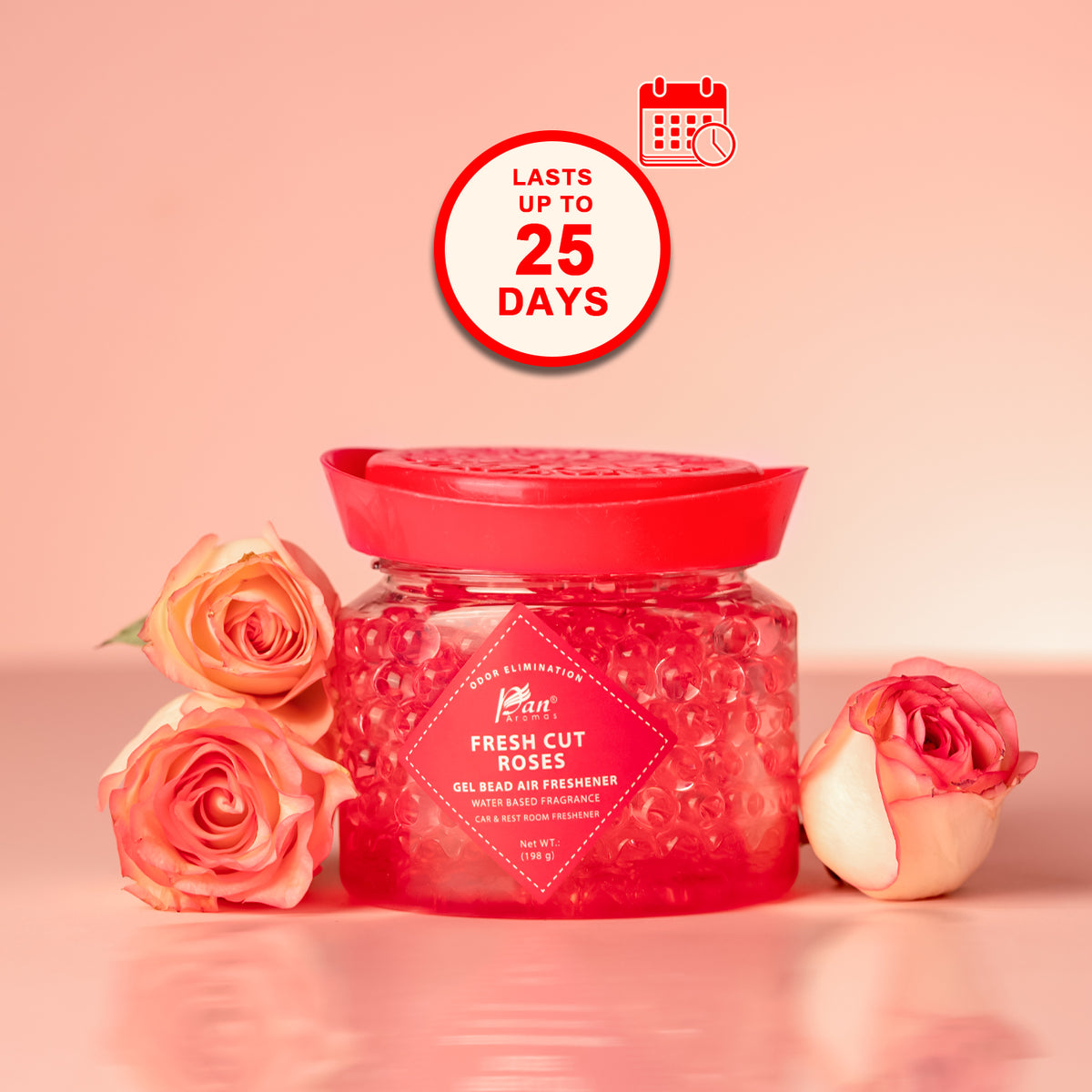 Gel Bead Air Freshener- Fresh Cut Roses (198 gms)