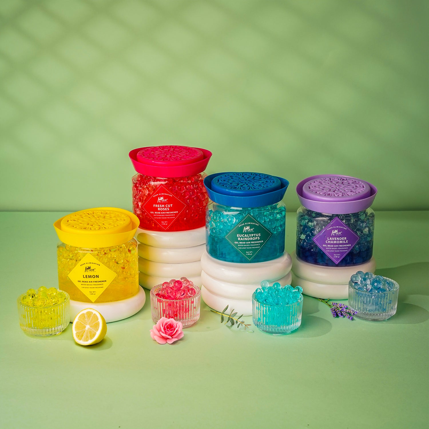 Gel Bead Air Freshener - Lemon (198 gms)