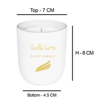 150gms Crystal Collection Scented Candle - Vanilla Latte