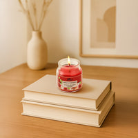 Jar Glass Candle With Lid – Apple & Cinnamon (85g)