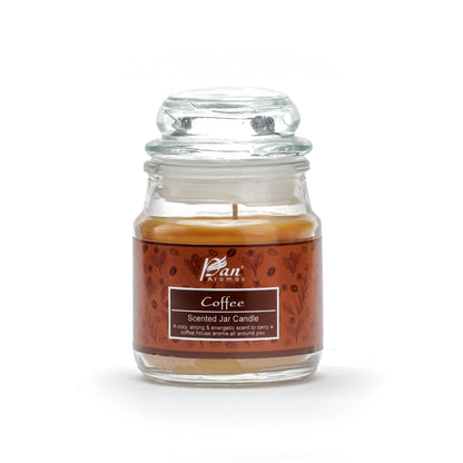 Jar Glass Candle With Lid – Coffee (85g)