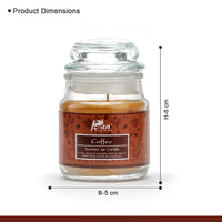 Jar Glass Candle With Lid – Coffee (85g)