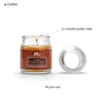 Jar Glass Candle With Lid – Coffee (85g)