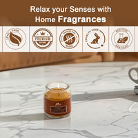 Jar Glass Candle With Lid – Coffee (85g)