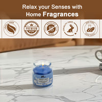 Jar Glass Candle With Lid – Fresh Linen (85g)