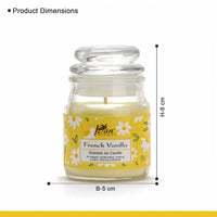 Jar Glass Candle With Lid – French Vanilla (85g)