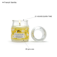 Jar Glass Candle With Lid – French Vanilla (85g)