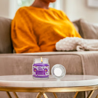 Jar Glass Candle With Lid – Fresh Lavender (85g)