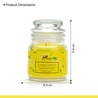 Jar Glass Candle With Lid – Lemon Grass (85g)
