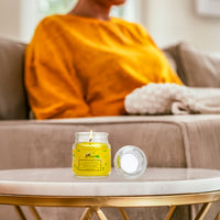 Jar Glass Candle With Lid – Lemon Grass (85g)