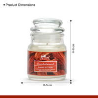 Jar Glass Candle With Lid– Sandalwood (85g)
