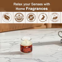 Jar Glass Candle With Lid– Sandalwood (85g)