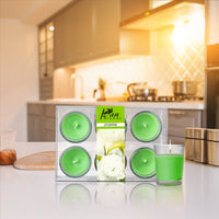 6 Pack Votive Glass Candle- Jasmine