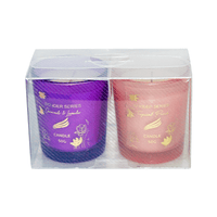 2-Pack Wonder Series Shot Glass candle - Tropical Peach/Chamomile & Lavender