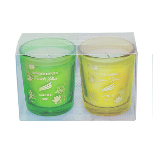2-Pack Wonder Series Shot Glass candle - Forest Bliss/Lemon Sorbet
