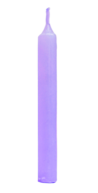 4 -Pack Unscented Dinner Candle - Purple