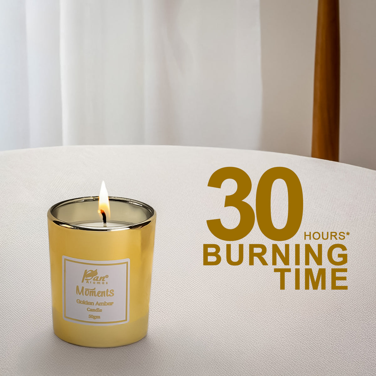 Moments Reed Diffuser & Candle Gift Set - Golden Amber Fragrance