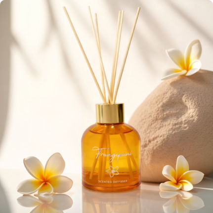 Frangipani Scented Reed Diffuser - Oriental Collection (100ml)