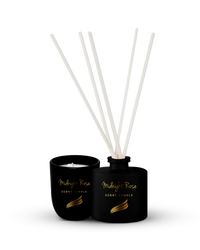 Crystal Collection - Midnight Rose (Special Combo) Reed Diffuser (100ml) & Scented Candle (150g)