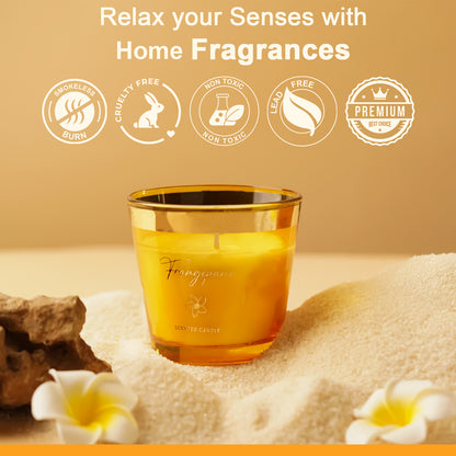 Frangipani Scented Candle - Oriental Collection (120gms)