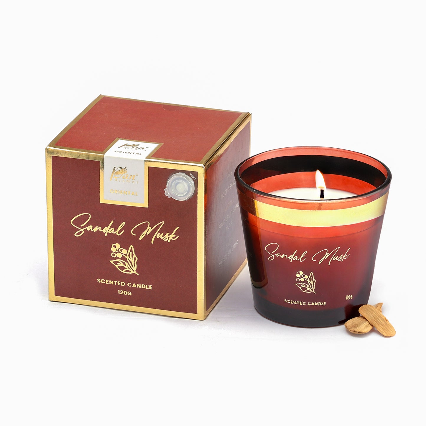 Sandal Musk Scented Candle - Oriental Collection (120gms)
