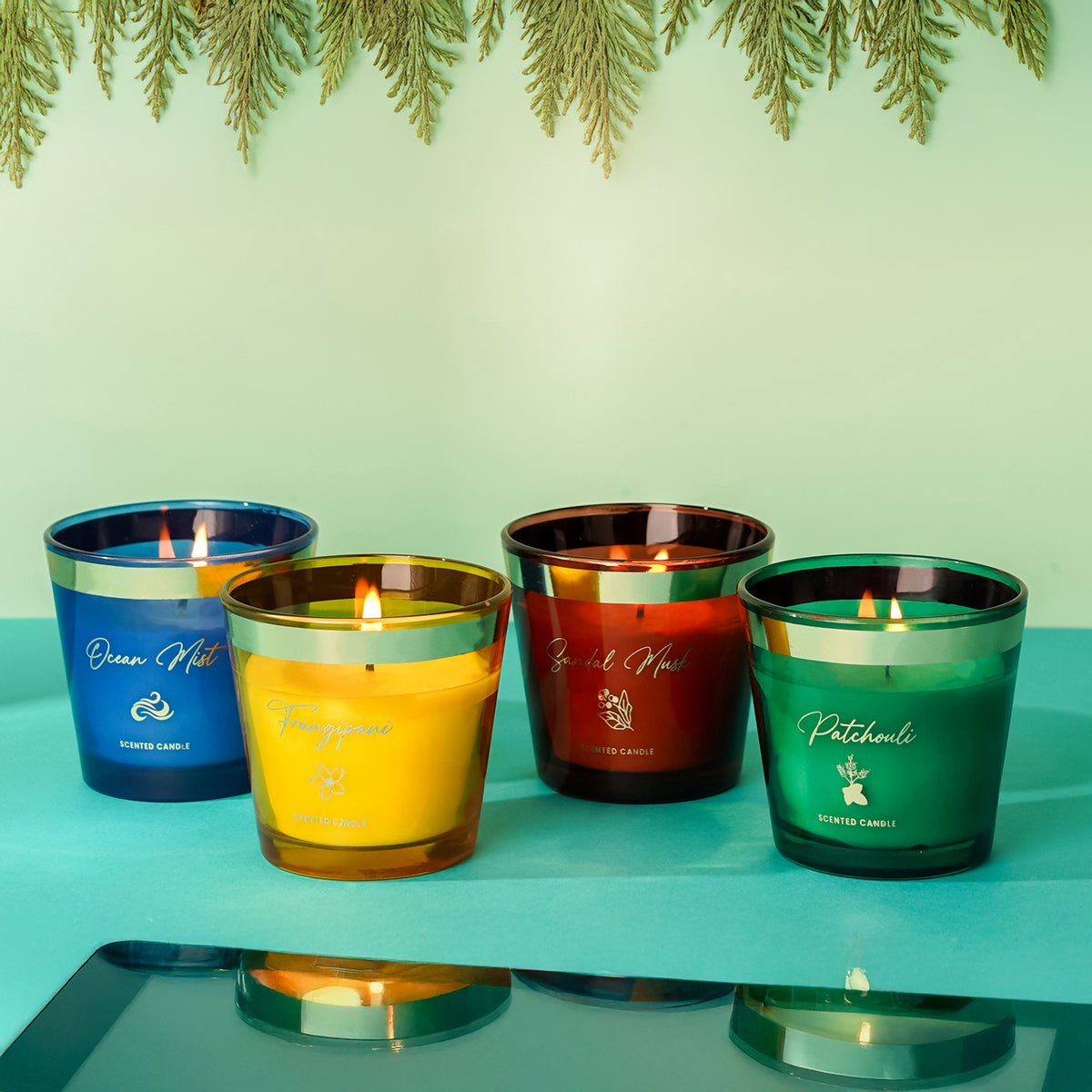 Sandal Musk Scented Candle - Oriental Collection (120gms)