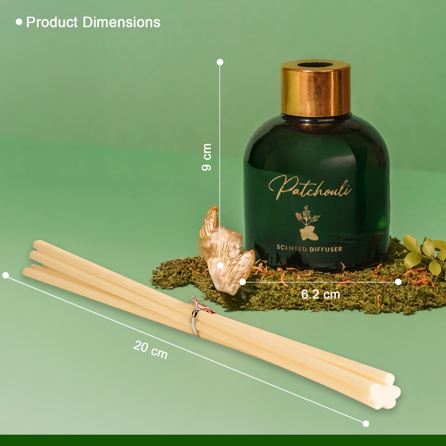Patchouli Scented Reed Diffuser - Oriental Collection (100ml)