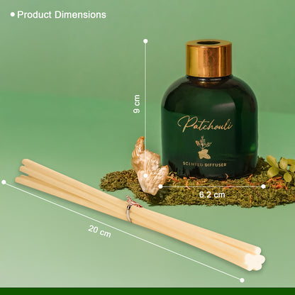 Patchouli Scented Reed Diffuser - Oriental Collection (100ml)