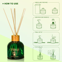 Patchouli Scented Reed Diffuser - Oriental Collection (100ml)