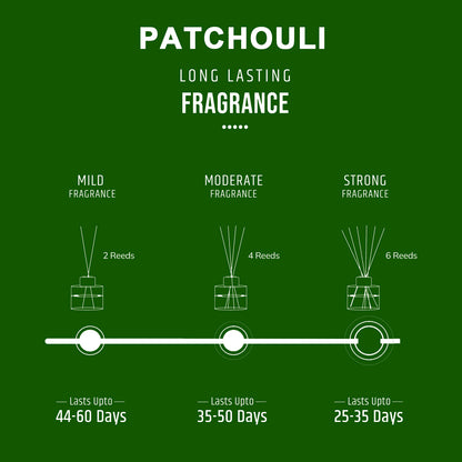 Patchouli Scented Reed Diffuser - Oriental Collection (100ml)