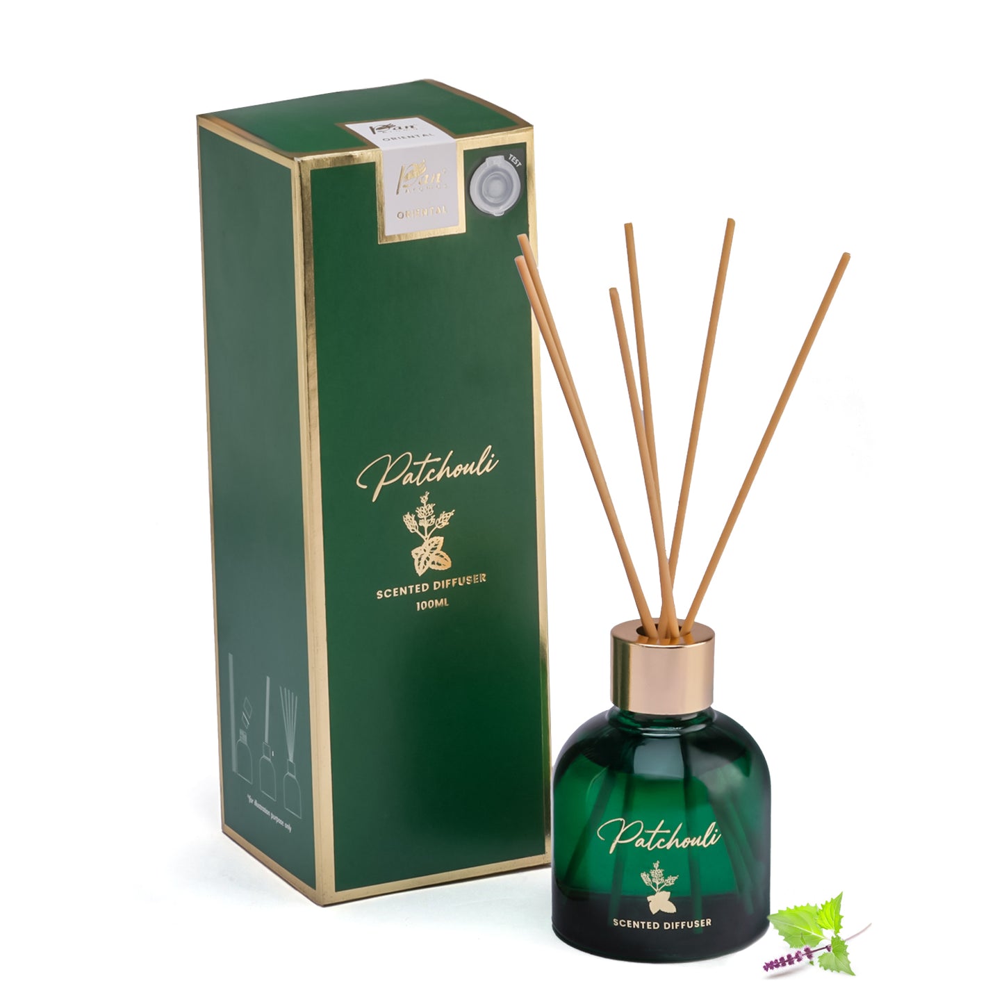 Patchouli Scented Reed Diffuser - Oriental Collection (100ml)