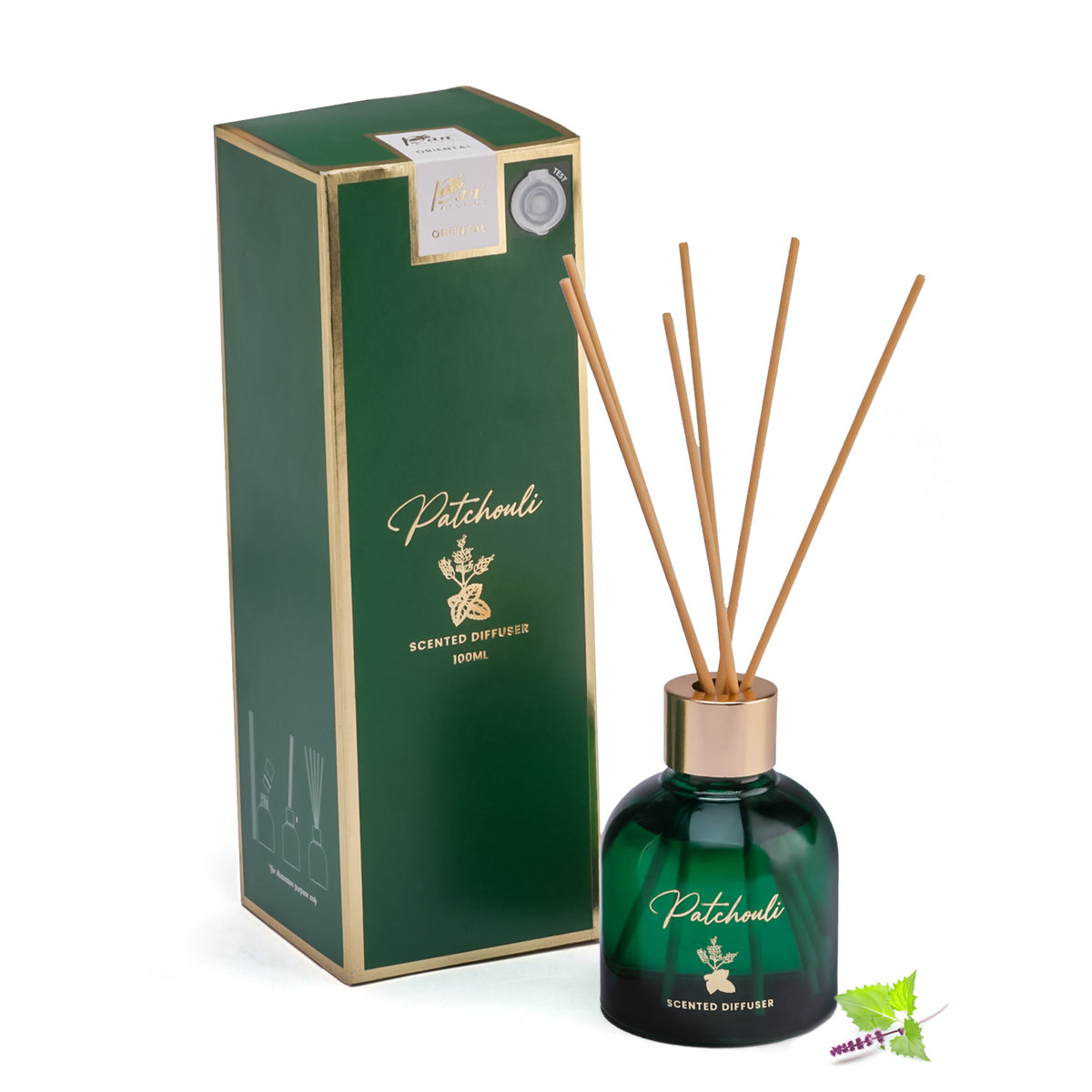 Patchouli Scented Reed Diffuser - Oriental Collection (100ml)