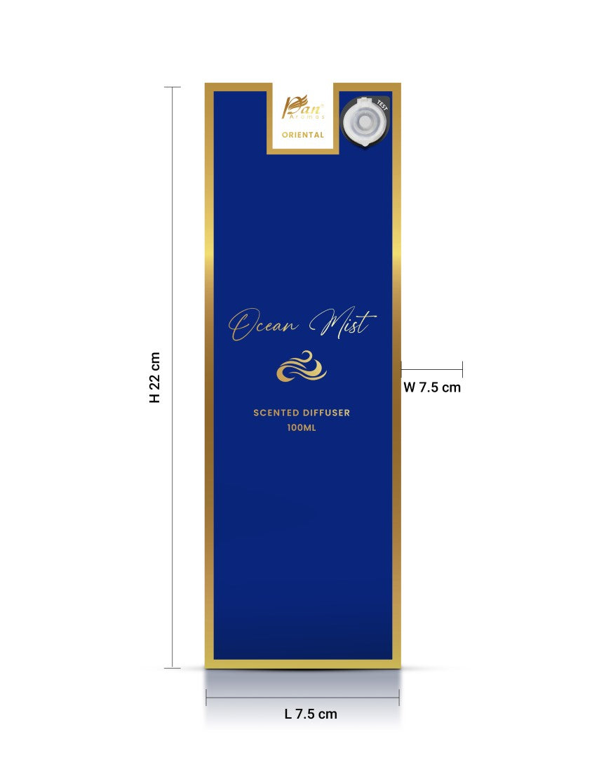 Oriental Ocean (Special Combo) Mist Reed Diffuser (100ml) & Scented Candle (120g)