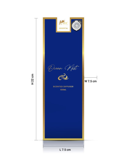 Oriental Ocean (Special Combo) Mist Reed Diffuser (100ml) & Scented Candle (120g)