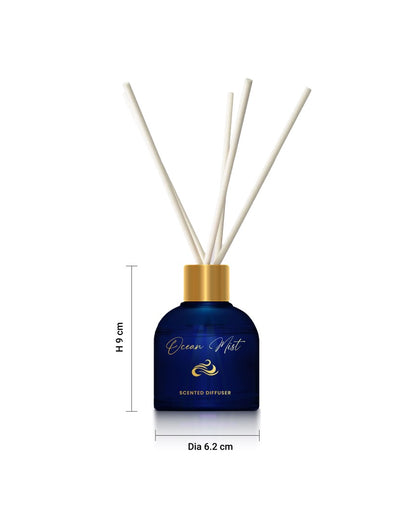 Oriental Ocean (Special Combo) Mist Reed Diffuser (100ml) & Scented Candle (120g)