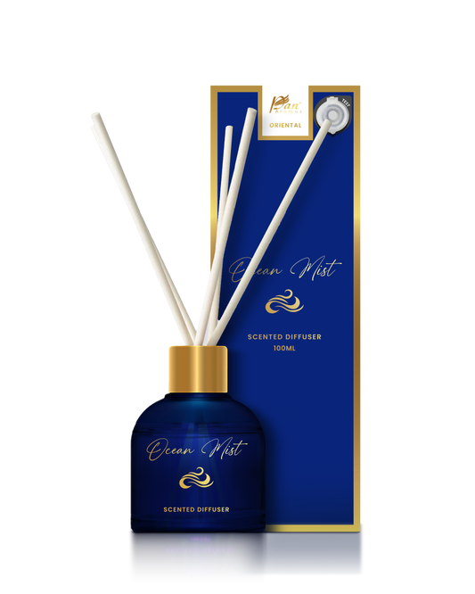 Oriental Ocean (Special Combo) Mist Reed Diffuser (100ml) & Scented Candle (120g)