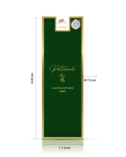 Oriental Patchouli (Special Combo) Reed Diffuser (100ml) & Scented Candle (120g)