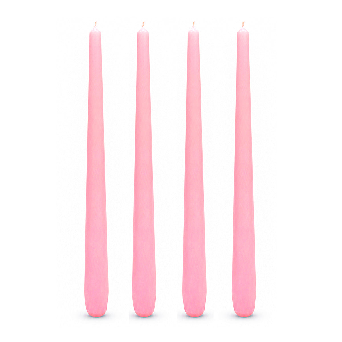 4 -Pack Unscented Dinner Candle - Pink