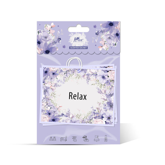 3-Pack Scented Paper Hanging Sachet - (Relax) Lavender