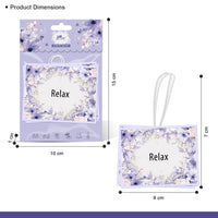 3-Pack Scented Paper Hanging Sachet - (Relax) Lavender