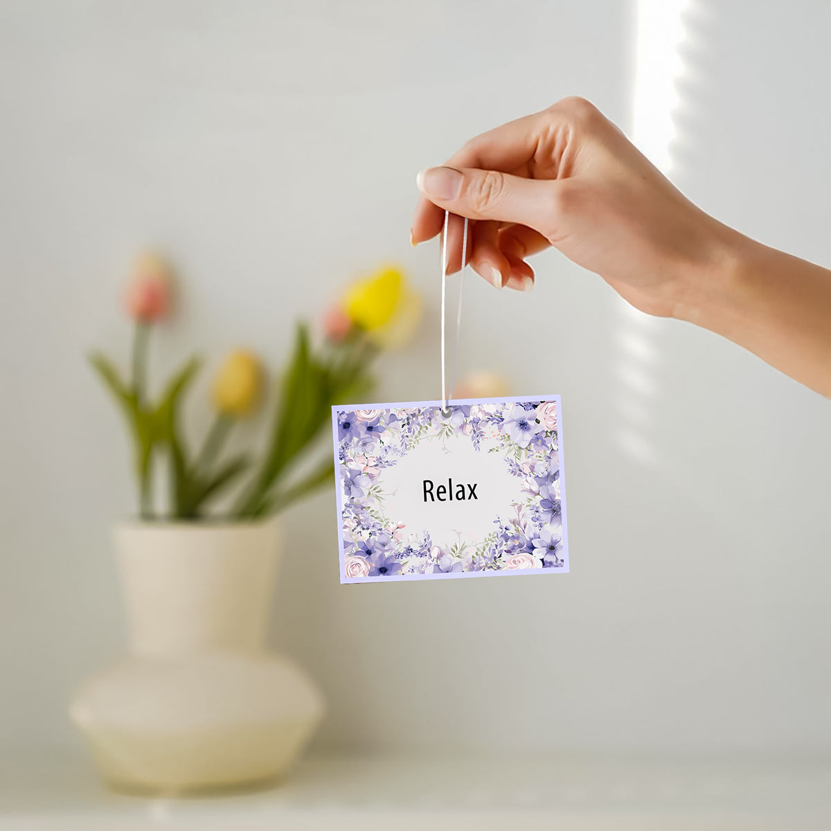 3-Pack Scented Paper Hanging Sachet - (Relax) Lavender