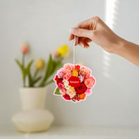 3-Pack Scented Paper Hanging Sachet - (Romance) French Rose